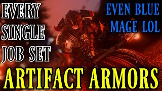 Every Job Armor Set +Dyes (FFXIV Artifact Armors)