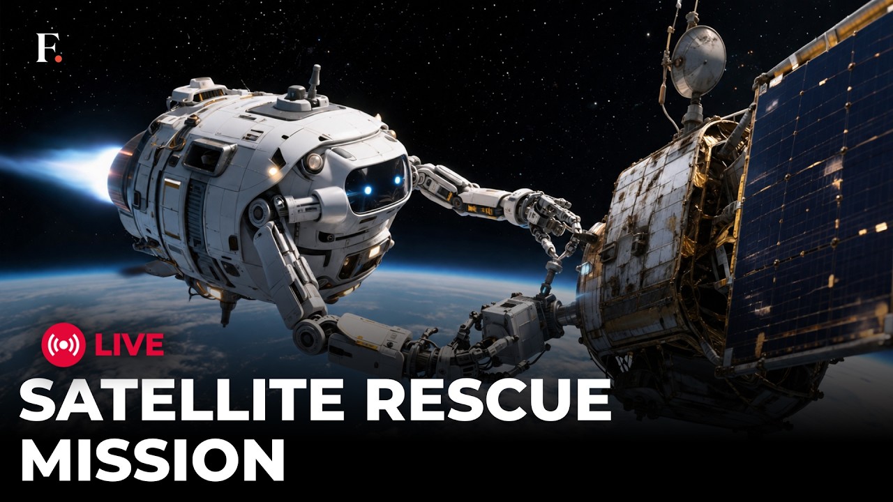 SpaceX LIVE: Falcon 9 Rocket Launches Robot To Rescue Aging Satellites