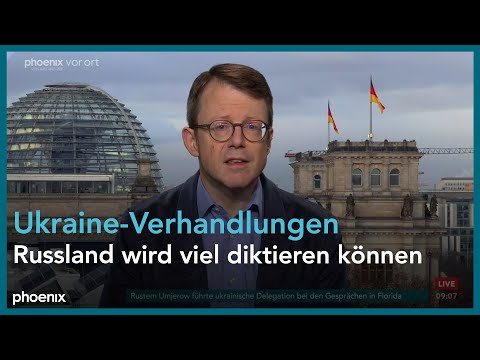 phoenix tagesgespräch mit Ulrich Thoden zur Lage in der Ukraine am 01.12.25