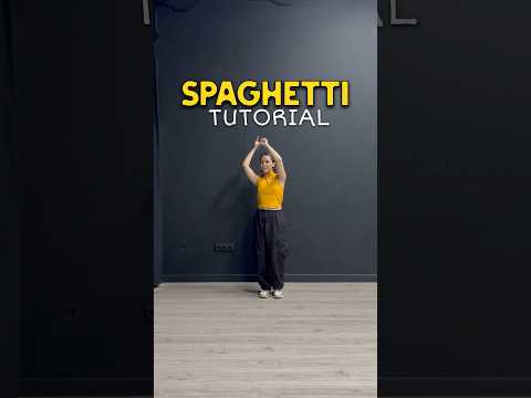 #SPAGHETTI by #LESSERAFIM Dance TUTORIAL | Slow speed 75% + mirrored