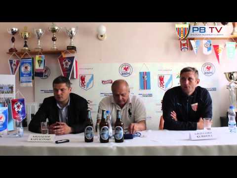 Konferencja prasowa po meczu Błękitni Stargard Szczeciński - Polonia Bytom 3:1