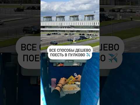 Все способы дешево поесть в Пулково ✈️