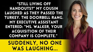 Family Called Me "Charity Case" At Christmas Dinner—Then My Assistant Walked In