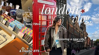my first time in england 🇬🇧 a few days in london: being an extrovert, shopping & brand trip BTS