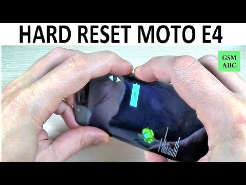 HARD RESET Motorola MOTO E4