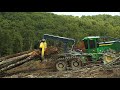 768L II Bogie Skidder Matt Owens Logging Inc John Deere Forestry
