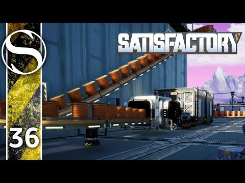 ON TO IRON PLATES - Let's Play Satisfactory - Satisfactory Gameplay Part 36