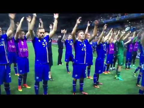 Celebración de Islandia "Los gritos Vikingos" - EURO 2016