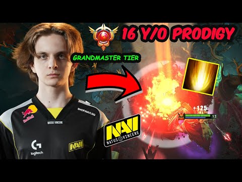 This 16-Y/O Invoker Prodigy: NaVi.Niku Gameplay