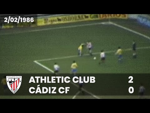⚽️ [Liga 85/86] J23 I Athletic Club 2 - Cádiz CF 0 I LABURPENA