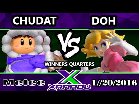 S@X 133 - DoH (Peach) Vs. Root | Chudat (Ice Climbers) SSBM Winners Quarters - Smash Melee