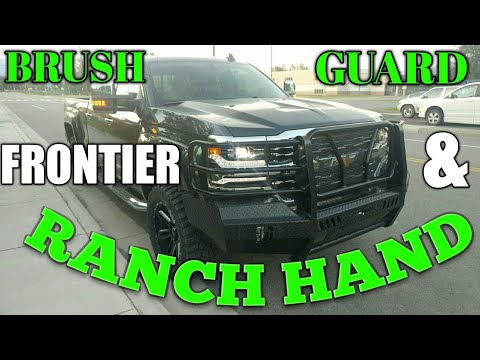 Brush /Grille Guard: 2018 Chevy Silverado. Actually Frontier But Almost Identical To Ranch Hand !!