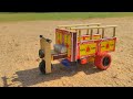 How To Make Matchbox Auto Loader Rickshaw II DIY Matchbox Auto With DC Motor II Ashton Creative