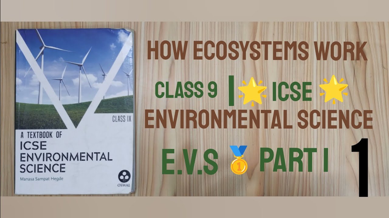 How Ecosystems Work | Part-1 | Class 9 | ICSE | #environmentalscience | EVS | Dave Classes |