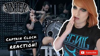 JINJER - Captain Clock (Official Live at Resurrection Fest EG 2018) | REACTION