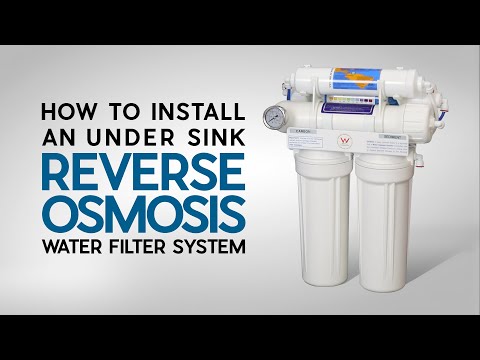 How to Install an Under Sink Reverse Osmosis Water Filter