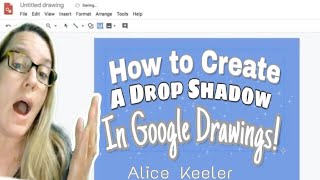 Create a drop shadow in Google Drawings