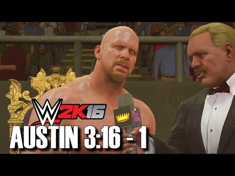 WWE 2K16: 2K Showcase - Austin 316 (Walkthrough) - 1