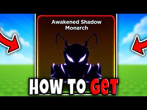 How to GET AWAKENED SHADOW MONARCH in ANIME FIGHTING SIMULATOR Roblox