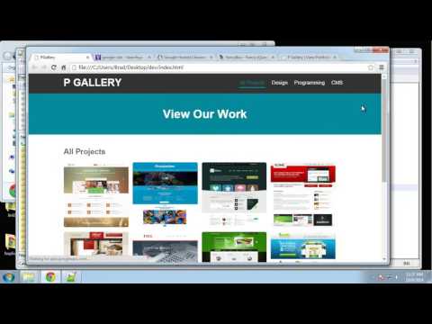 Learn how to create a responsive image gallery using jQuery Part 2