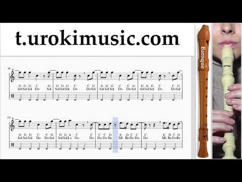 The Archer Sheet Music recorder B. - Taylor Swift The Archer Tutorial