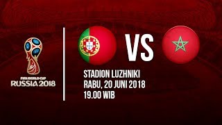 Jadwal Live Trans TV Pertandingan Piala Dunia 2018: Portugal Vs Maroko