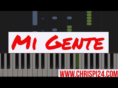 Mi Gente | ChrisPi24 Piano Tutorial (J Balvin & Willy William)
