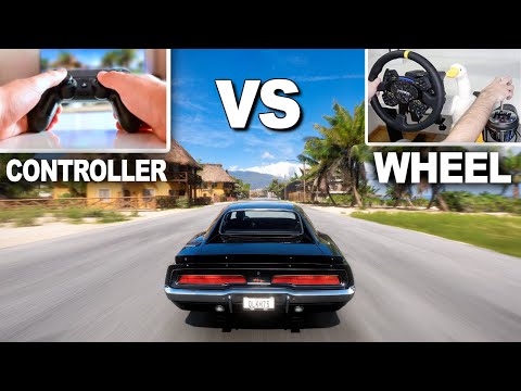 Controller vs Steering Wheel - Forza Horizon 5
