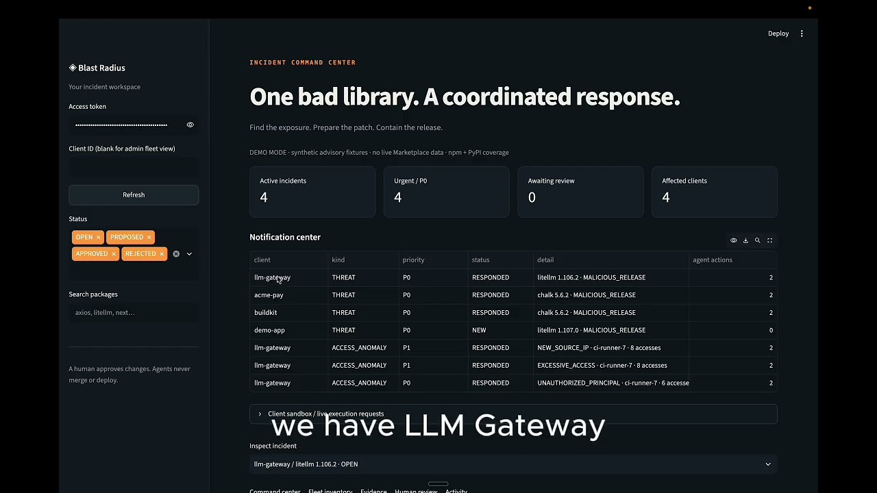 Blast Radius project preview