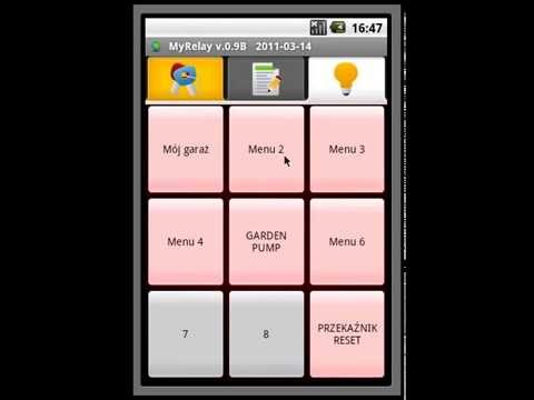 PLC2011A0 inteligentny dom Internetowy przekaźnik programowalny PLC program na Androida