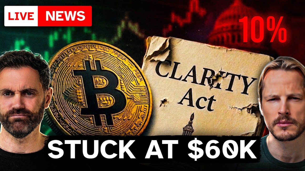Bitcoin STALLS, CLARITY Collapses & Tether Vindicated