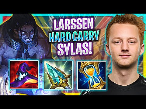LARSSEN HARD CARRY WITH SYLAS! | KOI Larssen Plays Sylas Mid vs Cassiopeia! | Season 2023