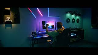 قوفي, H61C3, شريط اضاءة LED طاولة العاب نيون بطول 3 متر