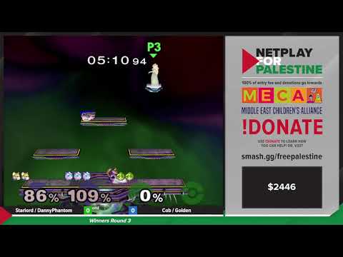 Netplay for Palestine - Starlord + DannyPhantom vs Cob + Golden - Doubles
