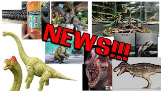 NEWS!!! New Mattel Jurassic Park 3 Brachiosaurus full reveal! New Dino Reveal figure images! & more!