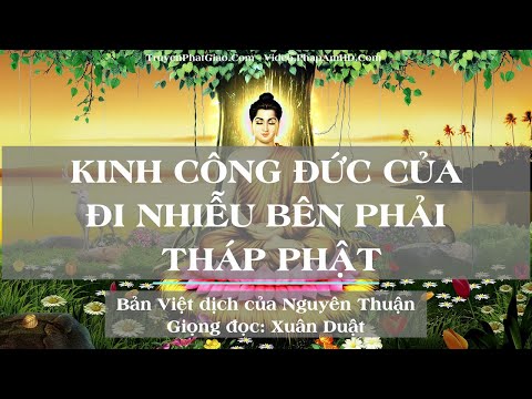 Kinh Công Đức của Đi Nhiễu Bên Phải Tháp Phật. Giọng đọc Xuân Duật