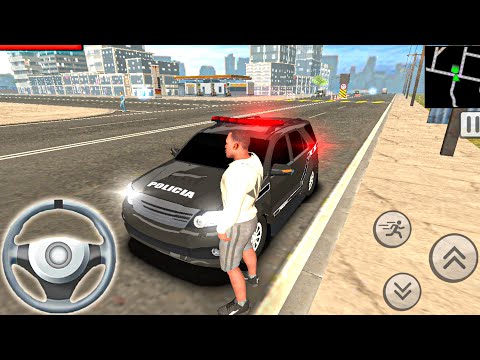 Police Real Prado car driving simulator 3d - Prado Ca To Delivery Biker - Android Gameplay