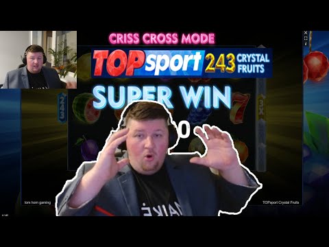 BANDOM LAIMĘ SU "TOP SPORT 243 CRYSTAL FRUITS" ŽAIDIMU | ONLINE CASINO