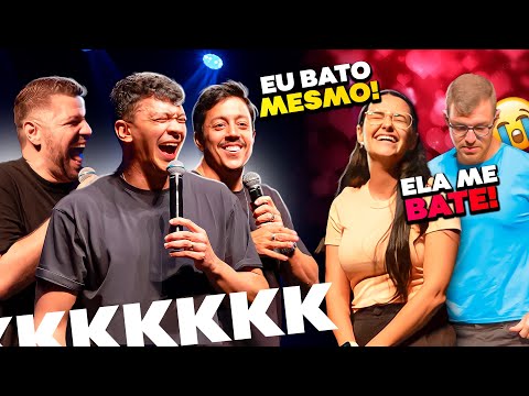 TENTANDO SALVAR UM NAMORO TÓXICO NO NOSSO PRIMEIRO SHOW! 😂 (ft. Renato Albani & Victor Sarro)