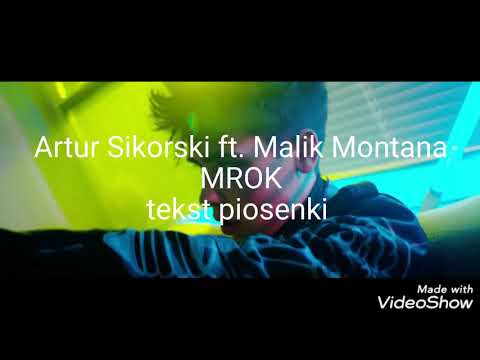 Artur Sikorski ft. Malik Montana - Mrok (tekst piosenki)