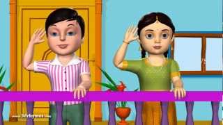 Good Morning - 3D Animation English Nursery rhyme for children with lyrics