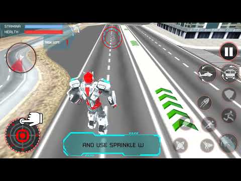 Rescue Robot Car Transform FireTruck Robot Games | GamePlay | Hi Games