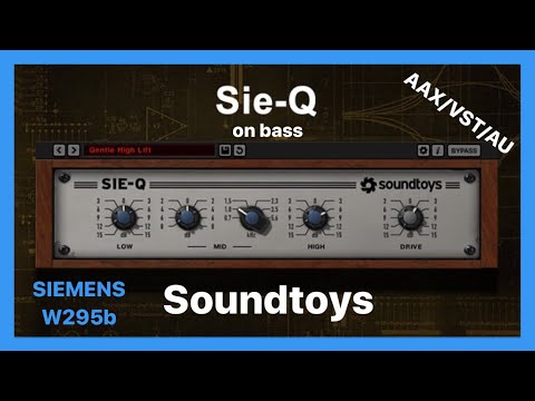 Sie-Q by Soundtoys on bass guitar