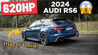 2024 Audi RS 6 Avant detailed review: 0-100 & POV test drive