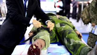 CAE Demos Caesar Trauma Patient Simulator at DSA 2014