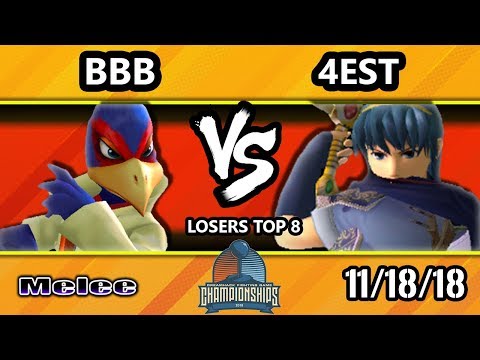 DHATL18 SSBM - BBB (Falco) Vs. 4est (Marth) - Smash Melee Losers Top 8