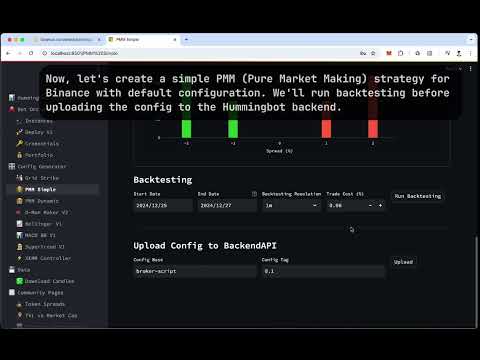 Hummingbot PMM Strategy Deployment Issue
