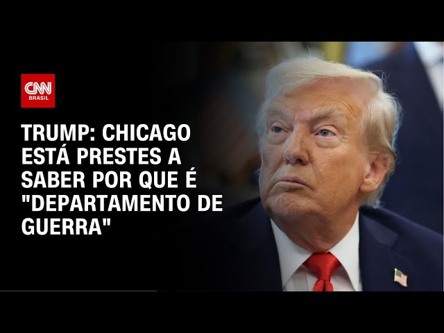Chicago está prestes a saber por que se chama "Departamento de Guerra", diz Trump | CNN PRIME TIME
