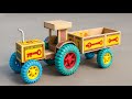 How To Make Matchbox Tractor Trolley Diy Toy Mini Tractor Trolley Toy Project