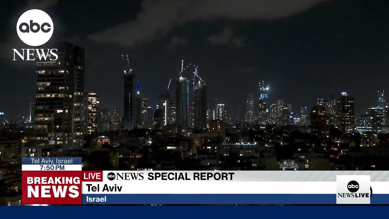 LIVE: Iran launches retaliatory missile strikes into Israel